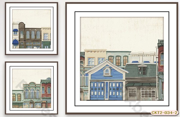 Kiến trúc - thành phố - vẽ CKT2-034-2